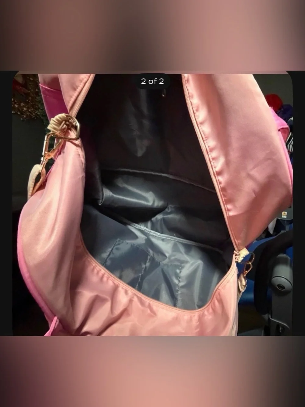 Wifey Pink & Cream Travel Tote Bag
